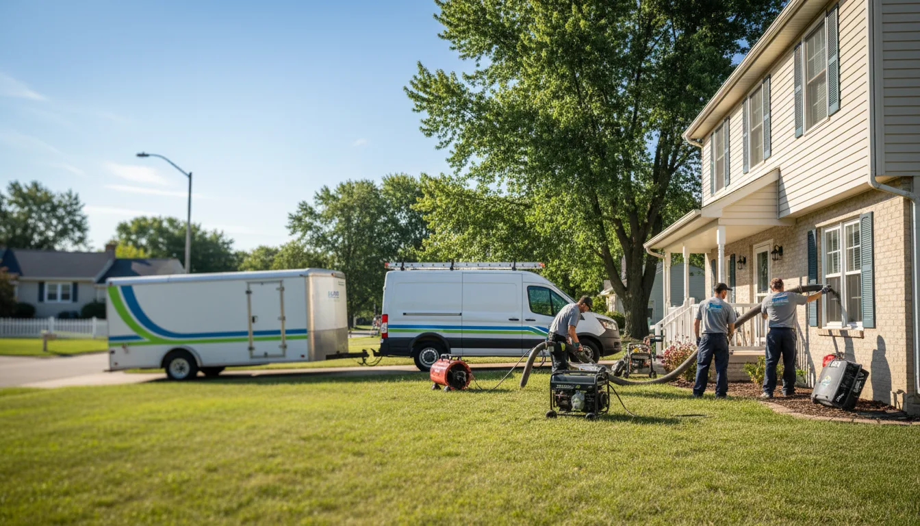 Flooded Basement Restoration And Cleanup With Repair in Alden, NY near me